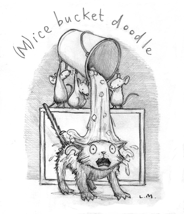 Ice bucket doodle